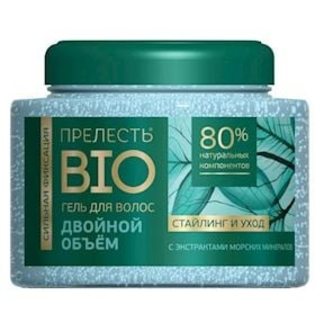 Saç üçün gel Прелесть Bio İkiqat həcm 250 ml