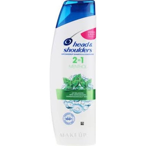 Kəpəyə qarşı şampun və kondisioner balzamı 300 ml Head&amp;Shoulders Hamar və ipək 2si 1də nanəli