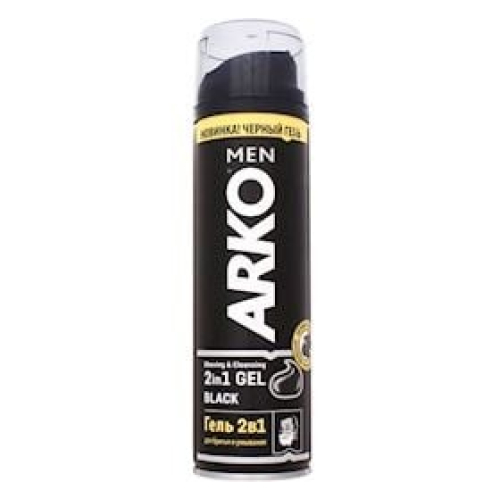 Təraş geli Arko Black 2-i 1-də, 200 ml