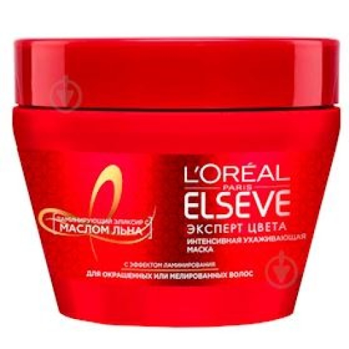 Saçlar üçün maska L'Oréal Paris Elseve Ekspert Rəng boyanmış və refle saçlar üçün 300 ml