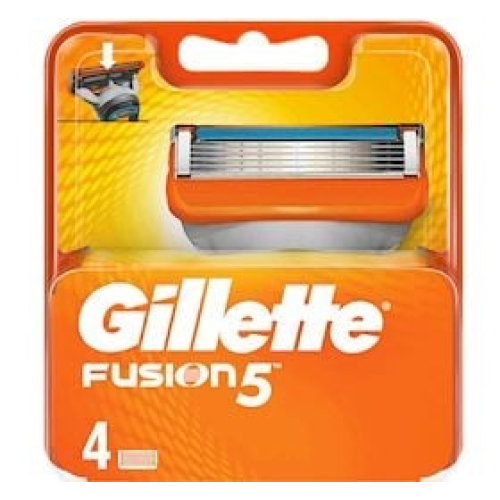 Dəyişdirilə bilən kassetlər Gillette Fusion5, 4 ədəd