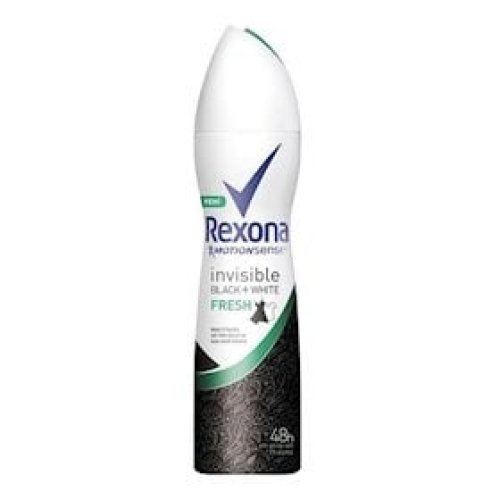 Antiperspirant-sprey Rexona MotionSense Invisible Fresh Black &amp; White 48 saat 150 ml