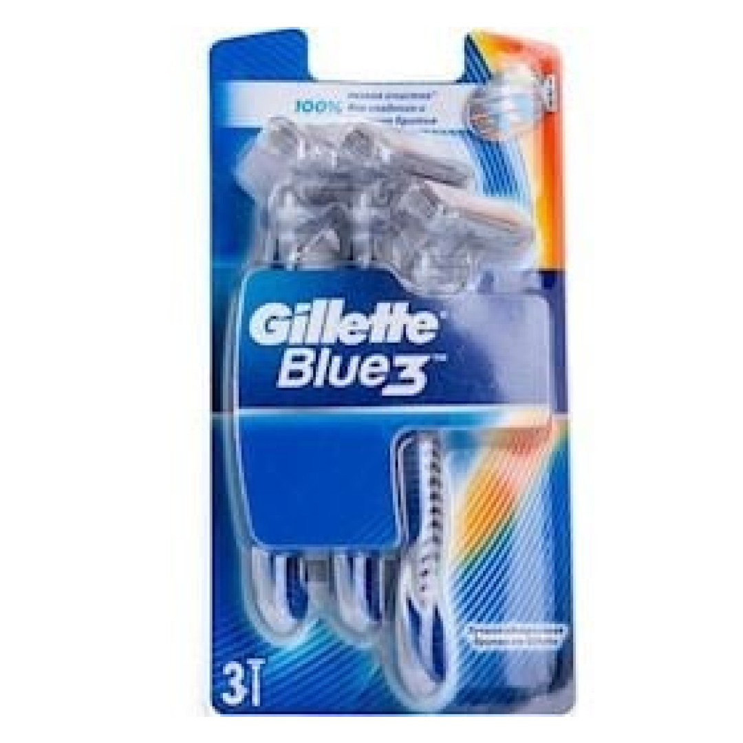 Təraş üçün birdəfəlik kişi ülgücləri Gillette Blue3 Comfort 3 əd