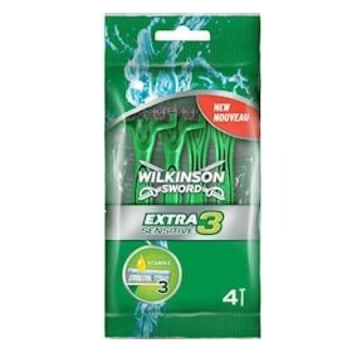 Birdəfəlik ülgüclər Wilkinson Sword Extra3 Sensitive 4 əd. 