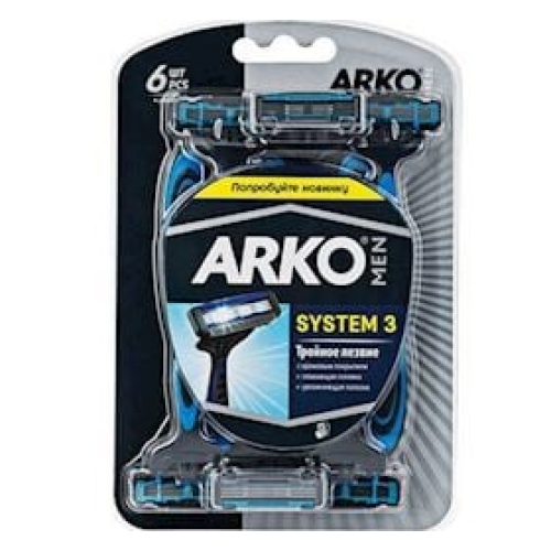 Təraş üçün ülgüclər Arko T3 System 6 əd