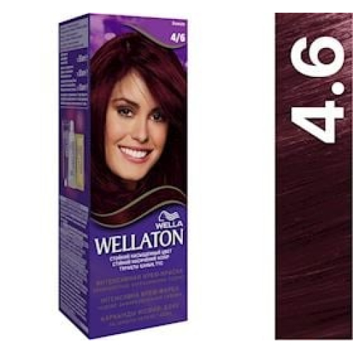 Krem-boya saç üçün Wella Professionals Wellaton 4/6 Bojole 50 ml 