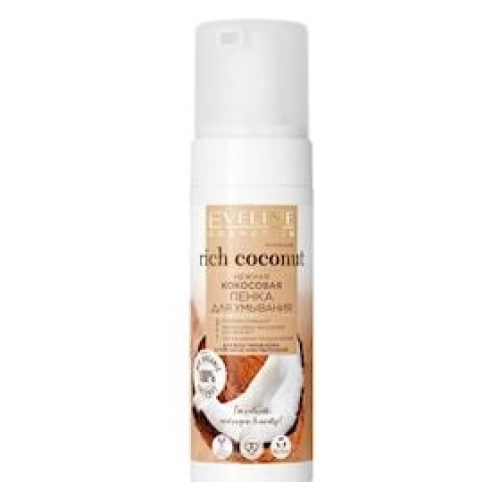 Təmizləyici köpük Eveline Cosmetics Rich Coconut 150 ml