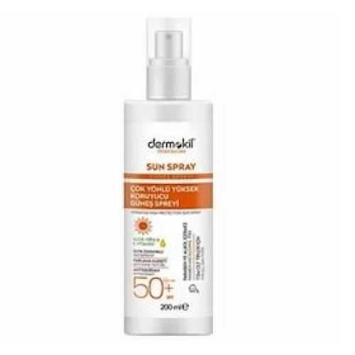 Universal günəşdən qorunma sprey Dermokil Aqua Skin Care SPF 50 200 ml