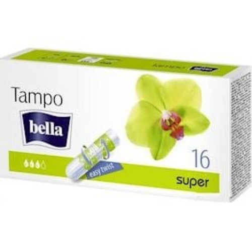 Gigiyenik tamponlar Bella Tampo Premium Comfort Super, 16 ədəd