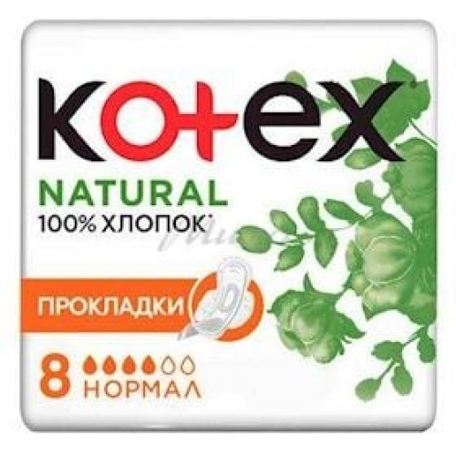 Gigiyenik bezlər Kotex Natural Normal 8 əd