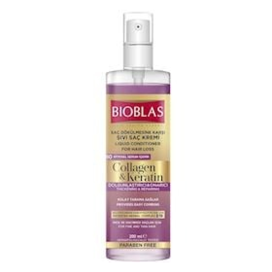 Yağ saçlar üçün Bioblas Collagen & Keratin, 200 ml 