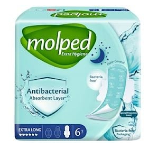 Gigiyenik bezlər Molped Antibacterial Night 6 əd