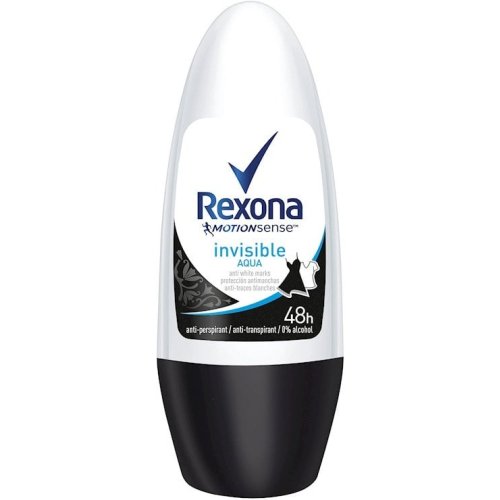 Dezodorant-antiperspirant Rexona Roll On Invisible 6x50 ml