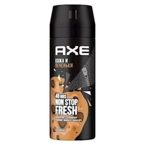 Dezodorant kişilər ücün Leather & Cookies AXE 48 saat fresh 150 ml