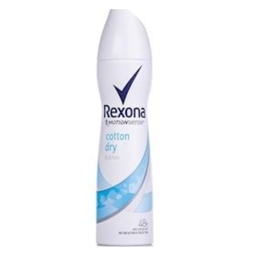 Dezodorant sprey qadınlar üçün Cotton Dry Rexona 150 ml