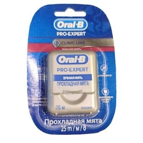 Diş ipi soyuq nanə ilə Oral-B 25 m