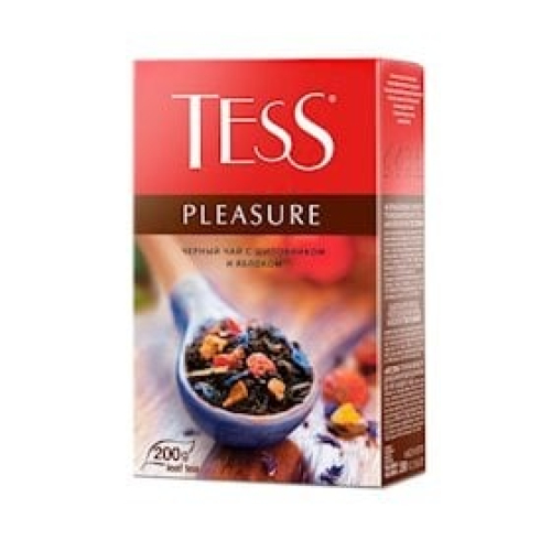 İtburnu və almalı qara çay Tess Pleasure, 200 q