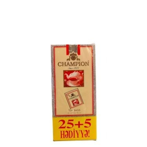 Qara çay Champion Pure Ceylon Tea 25 paket