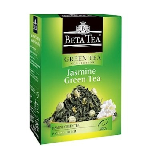 Jasminli yaşıl dəmləmə çayı Beta Tea Jasmine Green Tea 100 q 