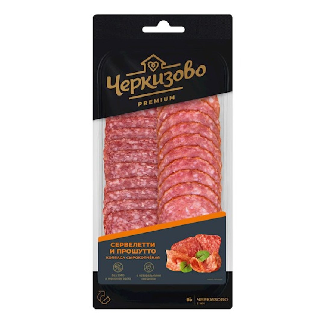 Kolbasa "Черкизово", proşutto, 85 q