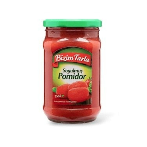 Konservləşdirilmiş soyulmuş pomidor Bizim Tarla Soyulmuş Pomidor 640 ml