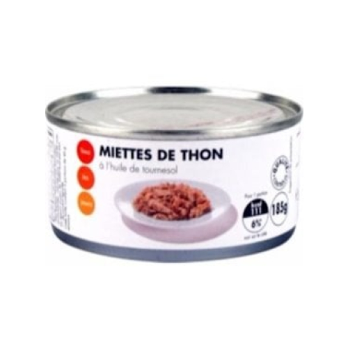 Konserv Tous Les Jours Miettes De Thon, 185 q