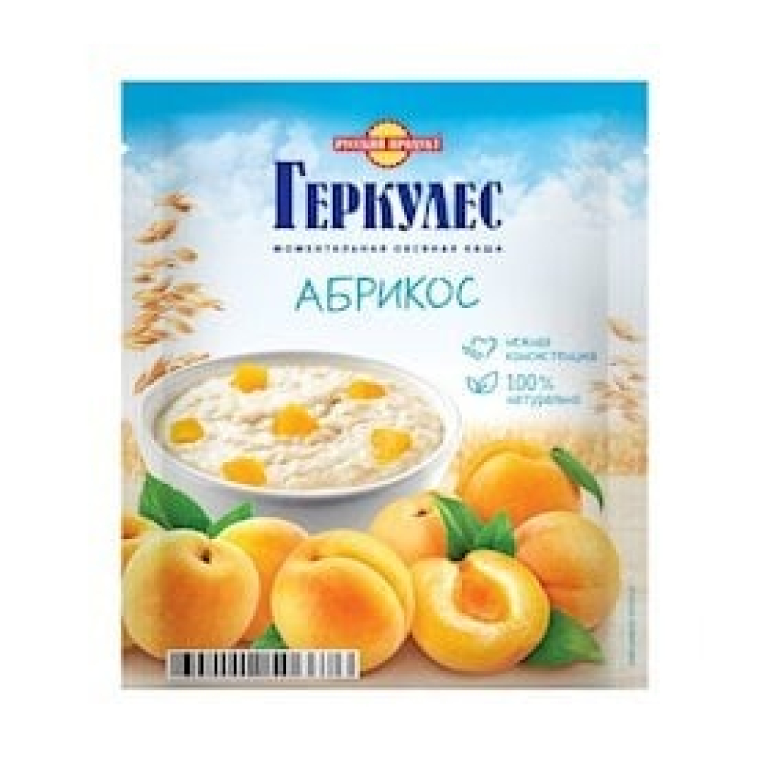 Yulaf sıyığı Русский Продукт Геркулес, ərik ilə, 35 q