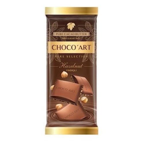 Şokolad Choco Art Fındıqlı 72%, 90 q