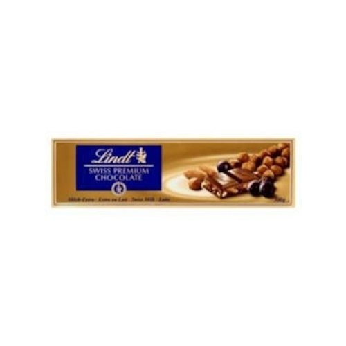 Şokolad Lindt Swiss Premium Chocolate fındıq və kişmiş ilə 300 q