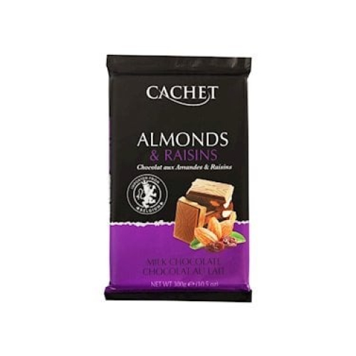 Şokolad Cachet Milk Chocolate Almonds Raisins 300 q