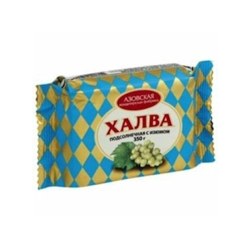 Halva "Азовская Кондитерская Фабрика", kişmiş ilə, 350 q 255594