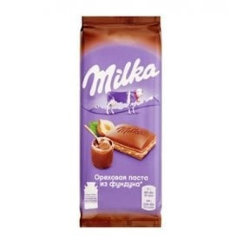 Şokolad Milka qoz pastası ilə 85 q