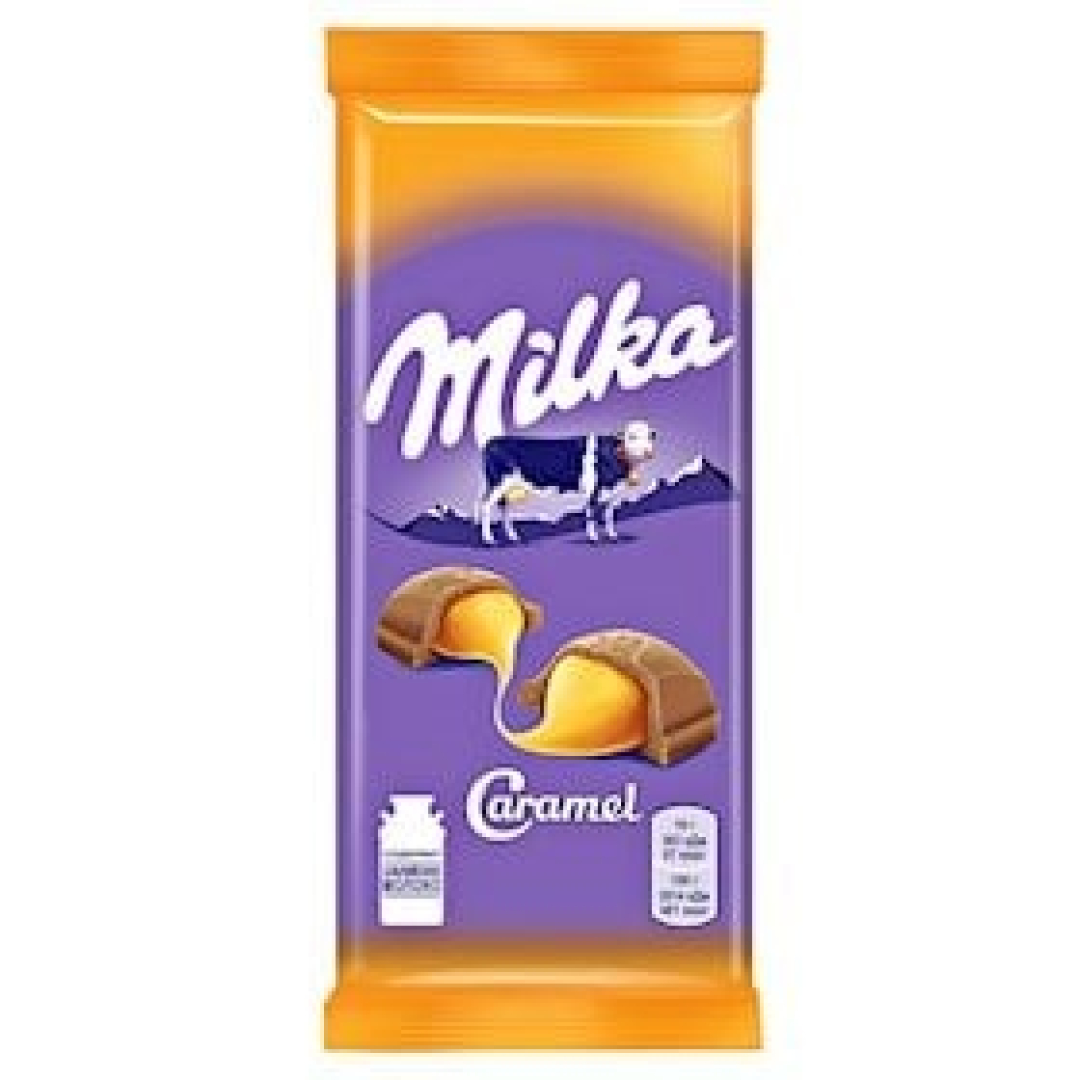 Şokolad Milka karamel ilə 90 q