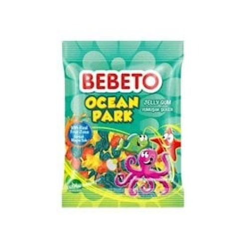 Jele konfetlər Bebeto Ocean Park, 80 q