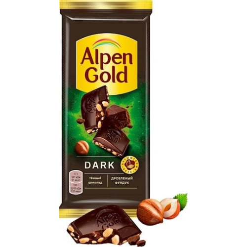 Tünd plitka findıqlı Alpen Gold 80 q