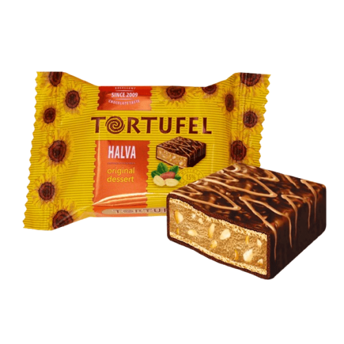 Konfetlər Chocoboom Tortufel Halva 300(±20) q