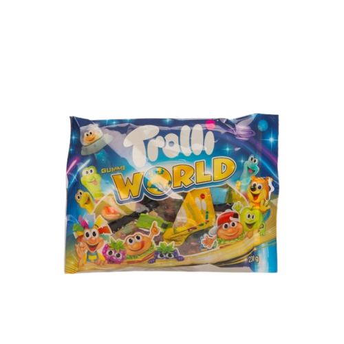 Çeynənən konfetlər Trolli Gummy World 230 q