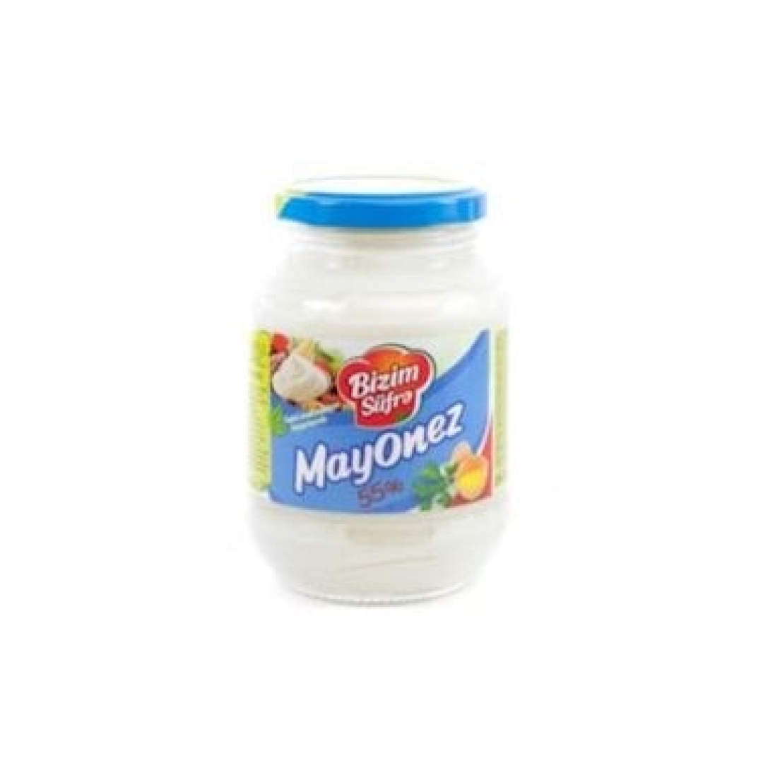 Mayonez Bizim Süfrə şüşə bankda 55%, 500 ml