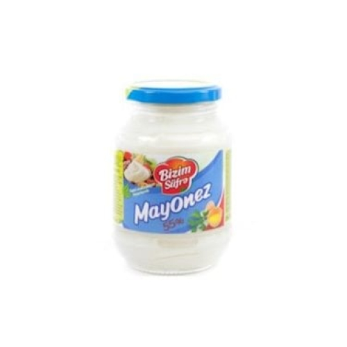 Mayonez Bizim Süfrə şüşə bankda 55%, 500 ml