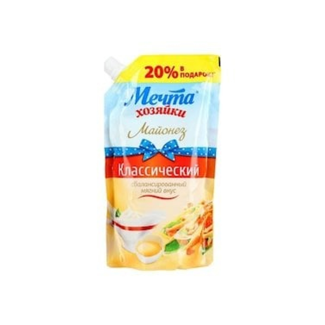 Mayonez "Мечта хозяйки" Klassik 67% 672 ml