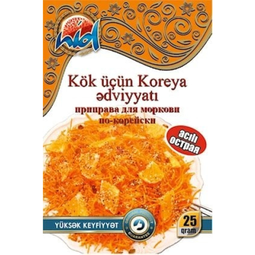 Kök üçün Koreya ədviyyatı Ni̇d, 25 q.