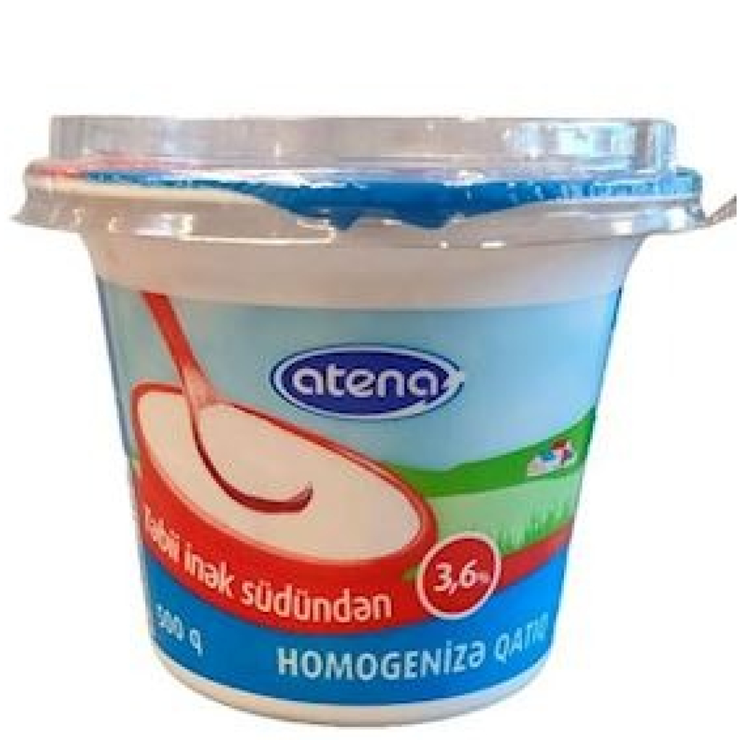 Qatıq homogenizə Atena 3.6 % 500 q