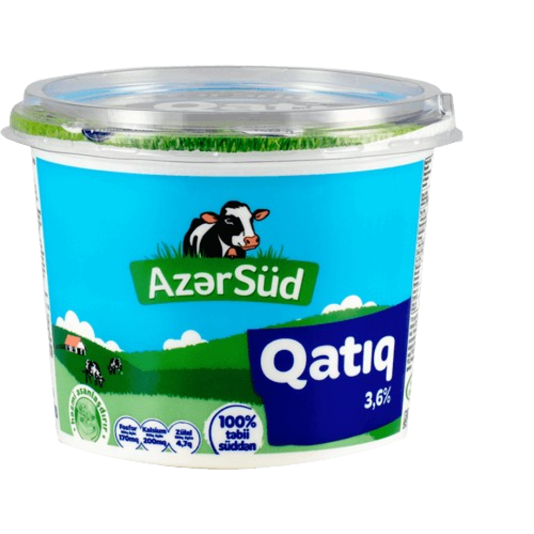 Qatıq homogenizə Azərsüd 3.6% 1.4 kq