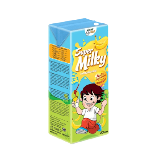 Süd Azərsüd Super Milky bananlı 1.5 % 200 ml