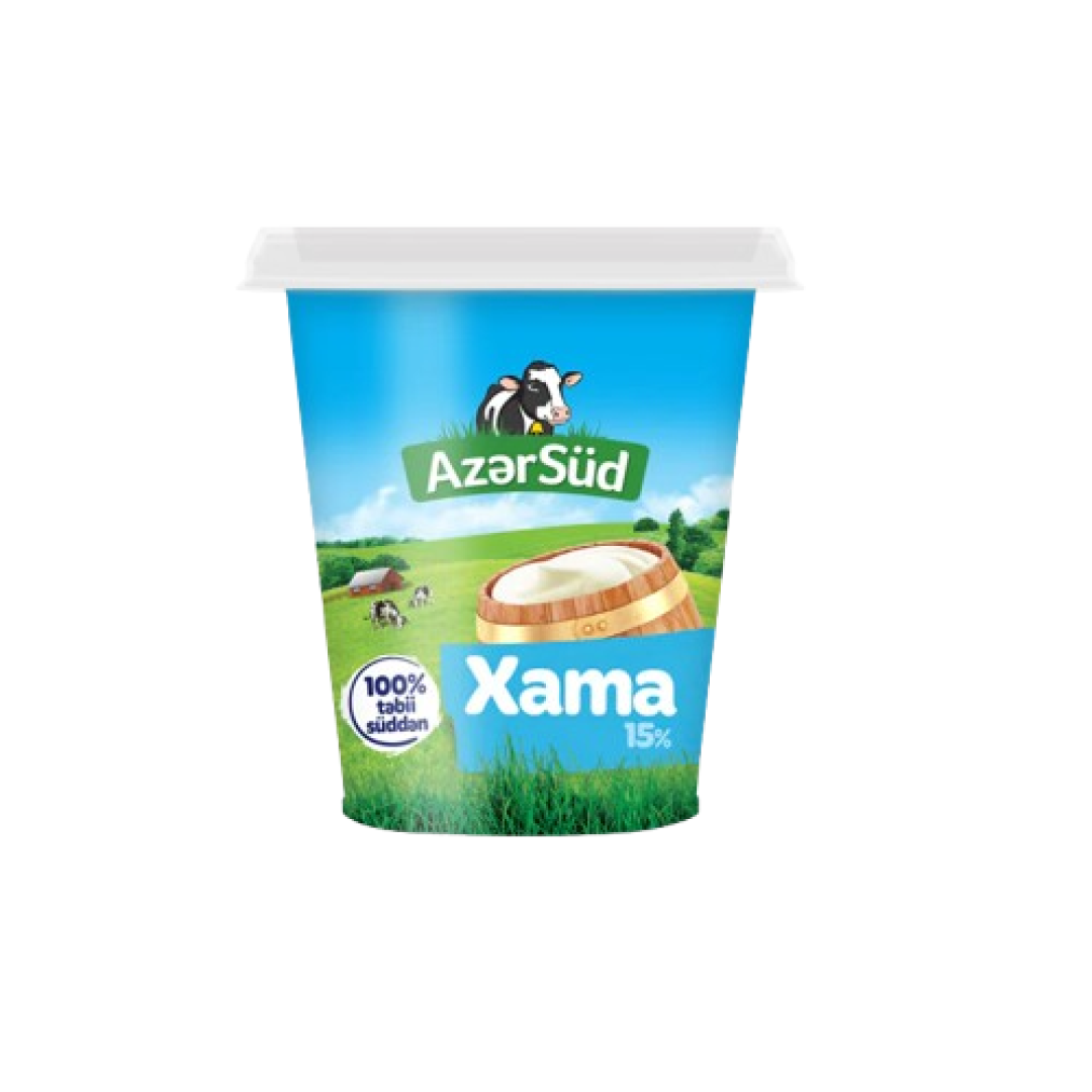 Xama Azərsüd 15% 325 qr