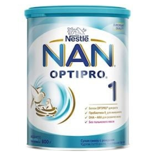 Quru süd qarışığı Nestle NAN 1 Optipro, 0aydan, 800 q