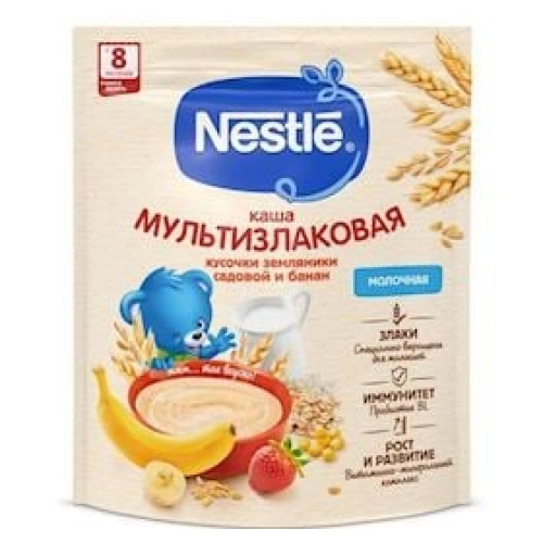 Multitaxıllı sıyıq Nestle banan və yerkökü dilimləri ilə 200 q