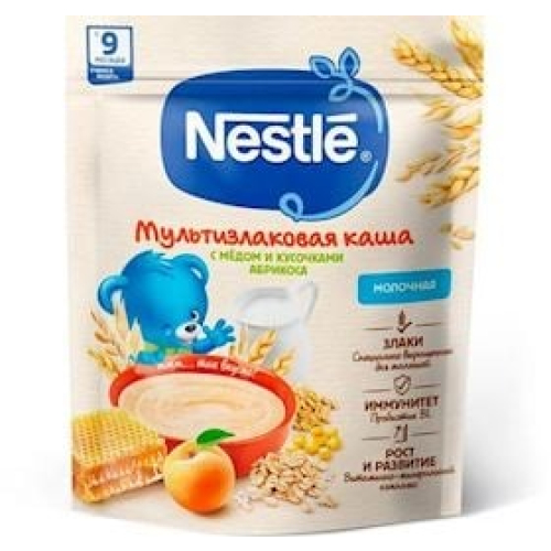 Multitaxıllı sıyıq Nestle bal və ərik dilimləri ilə 220 q