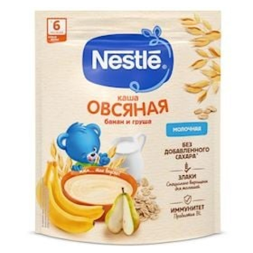 Yulaf sıyığı Nestle Südlü armud və banan ilə 6 ay 220 q