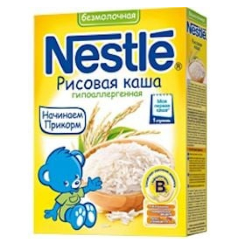 Uşaqlar üçün düyü sıyığı Nestle Südsüz, Hippoallergik 6+ ay 200 q